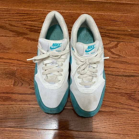 NIKE AIR MAX BLUE SUEDE SHOES - Picture 4 of 7